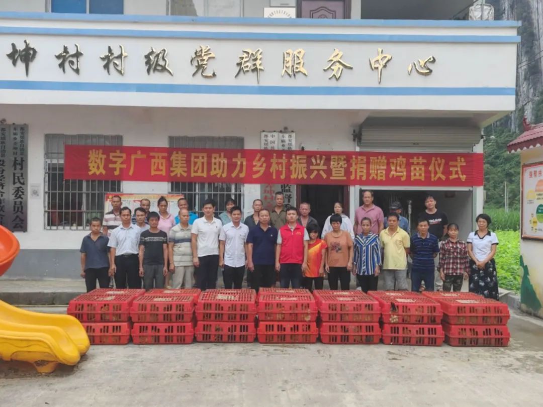 乘“数”而上，星火闪亮②|乐鱼电竞广西集团助力铺就弄坤村乡村振兴路